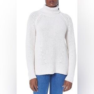 -NWT Goodthreads‎ Women's Cotton Shaker Stitch Turtleneck Sweater